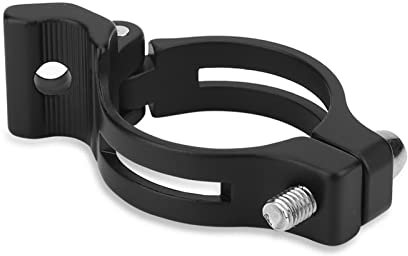 KOSDFOGE Front Derailleur Adapter, 2 Sizes Aluminium Alloy Bike Front Derailleur Clamp, for Mountain Bike Road Bike Folding Bike(31.8mm ID)