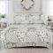 Patchwork Bedspread Box Pattern 100% Cotton Filling Reversible Quilted Throw For Bedroom Decor - Warm Quilt Coverlets Blankets Bedspread with Pillow Case (Monochrom Geo - Des 2, Super King)