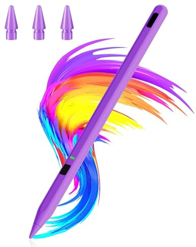 Penna stilo per iPad, UOGIC Pen con Palm Rejection, per iPad M4/11/12,9, iPad Air M2/3/4/5