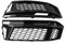 DAVBIR Auto-Frontgrill 1 Paar Auto-Frontstoßstange-Nebelscheinwerfer-Kühlergrill-Abdeckung Für Audi A4 S4 B9 S-Linie 2016 2017 2018 Honeycomb Mesh Nebelscheinwerfer-Grill Frontstoßstangengrill