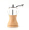 Nicoone Salt and Pepper Grinders Set,Manual Wood Salt and Pepper Mills Shakers with Ceramic Rotor,Hand Crank Sea Salt Grinder Mill for Pepper, Sea Salts, Various Spices
