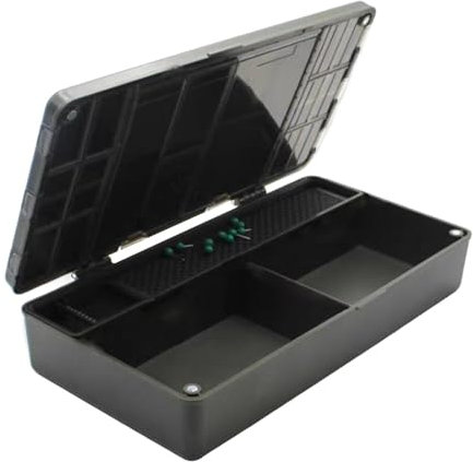 Aymzbd Karpfen Angeln Tackle Box Magnetische Organizer für Wirbel Jigs Ringe Köder