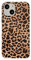 Cheetah Mobile Phone Cases Compatible with iPhone 14/13 Case, Leopard Print Cheetah Protective Case Classic for Girls Shockproof Soft Silicone Matte Brown 6.1 Inch (iPhone 13/14)
