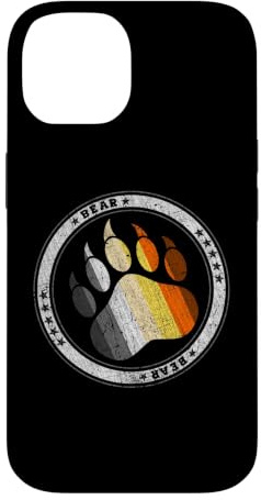 Hülle für iPhone 14 Bärentatze, Bear Community, Bär Gemeinschaft Gay Pride Bear