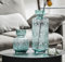 Moderne Glasvase mit Reliefmuster, Blumenarrangement, Vase, Behälter, Haushalt, Desktop, einfarbig, Blumentopf, Dekoration
