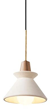 LUOYAOB Modern Pendelleuchte Zement Pendelleuchte leichte, nordische minimalistische hängende hängende leichte Decke Krorenleuchter for Restaurants Schlafzimmer Nacht(20cm/7.87IN)
