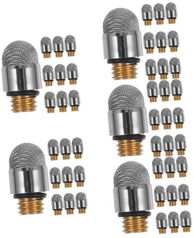 ARTIBETTER 50 Stück Ersatzspitzen Schreibstiftspitzen Austausch der Stiftspitzen kapazitive Stiftspitzen Eingabestift mit Netzspitze Stift für kapazitive Spitzen Eingabestift-Zubehör Silber-