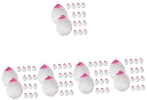 Yardwe 75 Stück Große Laternengarn-Gaslampen-Glühstrümpfe Camping-Gaslaterne Petroleum Dekorative Außenlicht-Abdeckungen -Laternen-Abdeckungen Laternen-Zubehör