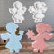 TREABEAR 2 moldes de silicona de ángel con estrellas, moldes de silicona, molde de ángel, molde de fundición, molde de ángel para niños y niñas, moldes de yeso para fundir ángel con estrellas, moldes