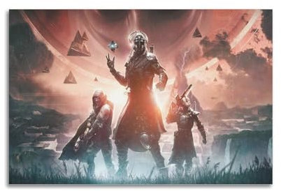 KFNICCE Destiny 2 Videospiel-Poster, 1 Poster, dekoratives Gemälde, Leinwand, Wandposter und Kunstdruck, moderne Familienschlafzimmer-Dekoration, Poster, 50 x 75 cm