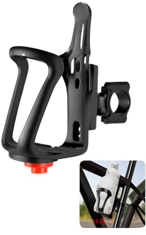 Flaschenhalter Fahrrad, Getränkehalter Motorrad Trinkflaschenhalter, Einstellbare Kunststoff Wasserflaschenhalter, Flaschenhalterung für Fahrrad, Ebike, Rennrad, Kinderwagen