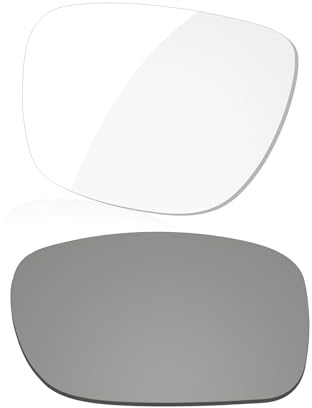 LenzReborn Polarized Lens Replacement for RayBan Meta Wayfarer RW4006 50mm Sunglass - Eclipse Grey Photochromic