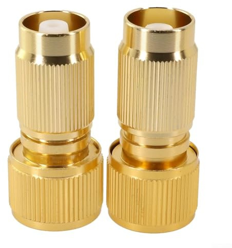 Lot de 2 raccords de réparation de tuyau en laiton extensible pour tuyau d'arrosage