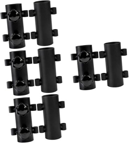 Milisten 4 Sätze Sky Stand Fixer Schirmständer Mit Strand Ersatz Baldachin Im Freien Camping-zeltstangenhalter Montierbar Außen Klein Und Montieren Schwarz 2 Stück * 4