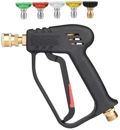 Jiuvaso de Nettoyeur Haute Pression 3000 PSI 1/4 '' de Pulvérisation de Nettoyeur Haute Pression Raccord M22