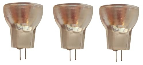 LISOCLU GZ4 Halogen Bulb 3pcs- Energiesparende GZ4 MR-8 Halogenlampe Für Ihre Wohnräume! Ideal Als Small Headlight Für Exzellente Lichtverhältnisse!(5W/12V)
