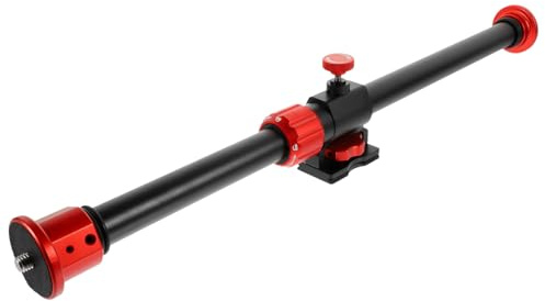 VILLCASE Camera Tripod Extension Arm Boom Mount Black Cross Center Column Bar for Overhead Macro and Low-angle Photography Easy to Use Studio and Outdoor Accessory