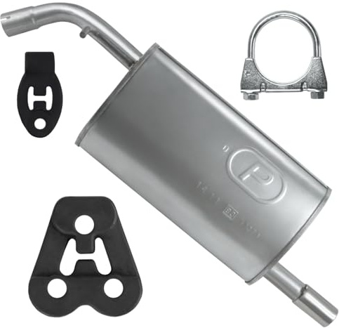 POLMOstrow Auspuff für Smart Forfour 2 II 453 2004-2006 | Endtopf, Motoren: 1.1 - 1.3 | Fließheck