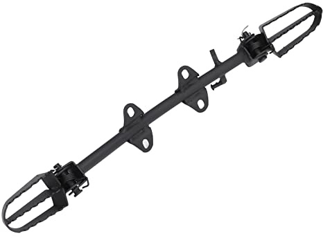 Support de montage de repose-pieds en alliage métallique robuste, barre de montage de repose-pieds renforcée noire pour XR CRF 50 125 Siler SDG SSR Pit Bike Dirt Bikes