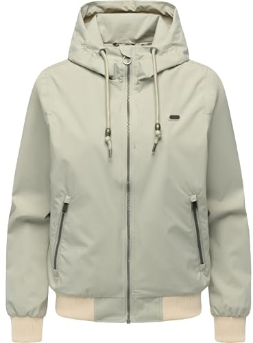 Ragwear Damen leichte Übergangsjacke atmungsaktive Jacke mit Kapuze Nuggeta Summer YOUMODO Dusty Olive Gr. XXL