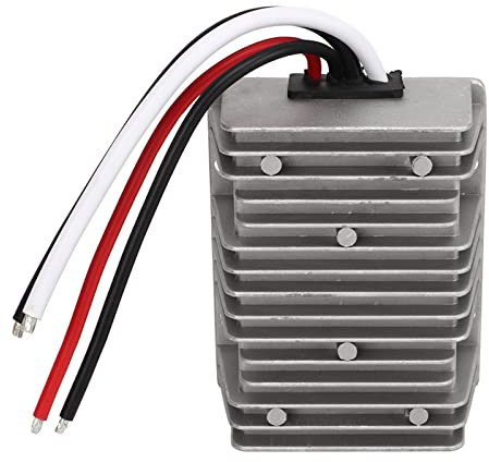 RASTKY Regulador Reductor de Voltaje 24V a 12V 40A 480W Transformador Antichoque Impermeable para Tiras de Luces LED y Sistemas Electrónicos