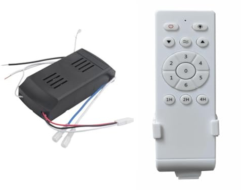 berjalan Ventilatore da Soffitto Universale Kit a Bassa Tensione 50W Controller Driver Illuminazione DC a 6 Velocità e di Sincronizzazione per Ventilatori e Luci