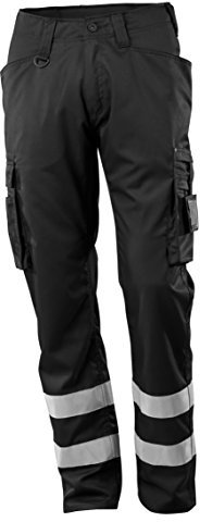 Mascot 17879-230-09-82C43 Servicehose Mit Reflexband Größe in Schwarz, 82C43