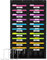 Godery Tür hängende Datei Organizer/Ordner Pocket Chart, 20 Pocket + 6 Werkzeug Tasche Cascading Wall Organizer, perfekt für Home Organizer, Schule Pocket Chart, Office Bill Archivierung
