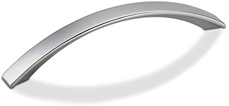 SOTECH Möbelgriff BENT BA 128 mm | Schrankgriff Länge 148 mm schlanker Bogengriff von SCHÜCO ALU COMPETENCE