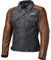 Held Motorradjacke mit Protektoren Motorrad Jacke Jester Urban Jacke schwarz/braun 3XL, Herren, Chopper/Cruiser, Sommer, Leder/Textil