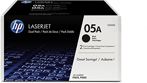 HP 05A LaserJet Toner schwarz Standardkapazität 2 x 2.300 Seiten 2er-Pack