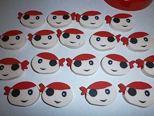 Schnooridoo 20 Radiergummi Pirat Seeräuber Schule Eraser Mitgebsel Kindergeburtstag Posten