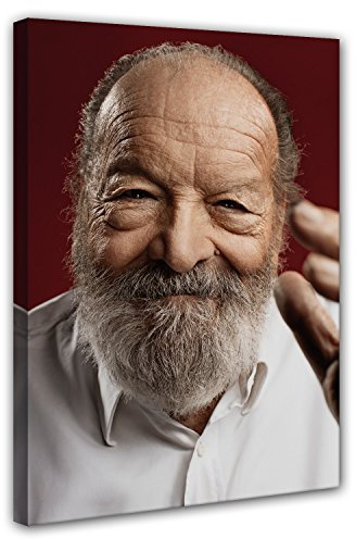 Bud Spencer Carlo Pedersoli Leinwand (80 x 120 cm)