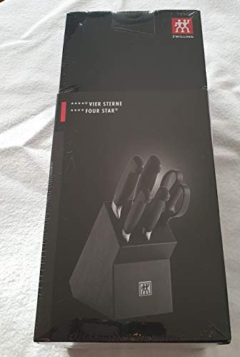 Zwilling Bloc à couteaux 4 étoiles/quatre étoiles - 6 pièces - Noir