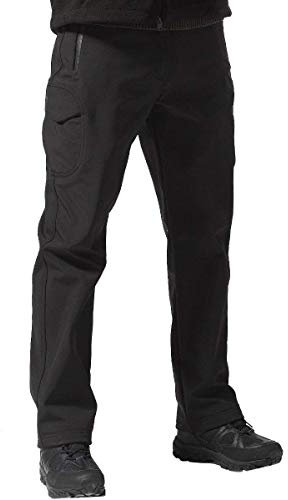 FREE SOLDIER Herren Winter Thermo Skihose Softshell Vlies Gefüttert Outdoor Hose Taktische Wasserdicht Langlaufhose für Jagd Trekking und Fahrrad