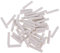 Ogquaton 50 pièces/boîte Gommes blanches pour gomme à effacer 5 mm Gommes de remplacement pour gommes, crayons, dessins, peintures, croquis, dessins, arts et métiers durables et utiles