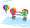PopLife 3D-Pop-Up-Geburtstagskarte mit Heißluftballons – Geburtstagskarte für Kollegen, für Kinder-Party – bunte Überraschung, kleines Geschenk – für Mutter, Vater, Freund