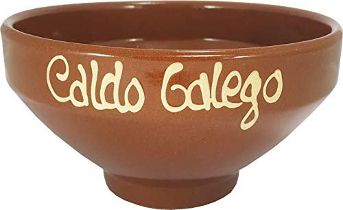 Pack de 6 Taza Barro Caldo Gallego Galicia artesanía Caldo Barro