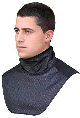 KSK Unisex Foulard de Protection Winddichter Brustpanzer – TU Schwarz, one Size