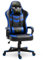 Vinsetto Silla Gaming Basculante Silla Gamer Altura Regulable con Reposacabezas y Cojín Lumbar para Salón Dormitorio Carga 120 kg 61x70x121-129 cm Azul