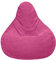 Loft 25 Sitzsack mit Hoher Rückenlehne für Erwachsene | Cordstoff, Innenfutter | Ergonomisches Design für Körperunterstützung (Rosa, Sitzsack)
