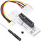 Youmile NGFF M.2 Schlüssel M zu PCI-E Express M Key M.2 2260 2280 SSD NGFF M2 auf PCI-e Adapter Converter Multiplier mit Schraubendreher für BTC Miner Mining