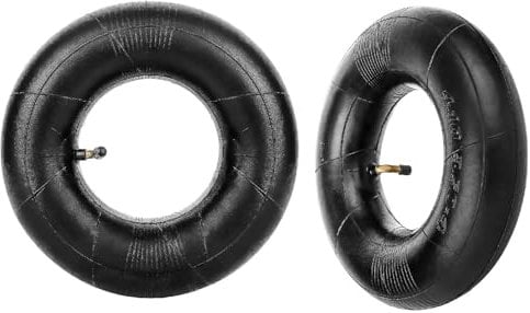 Supernic 2Pcs Wheelbarrow Inner Tube 4.10/3.50-4 Inner Tube for Wheelbarrow Bent Valve fits 10 Wheelbarrow Tire Replacement Inner Tubes for Trolley Scooter Hand Trucks Kart Lawn Movers