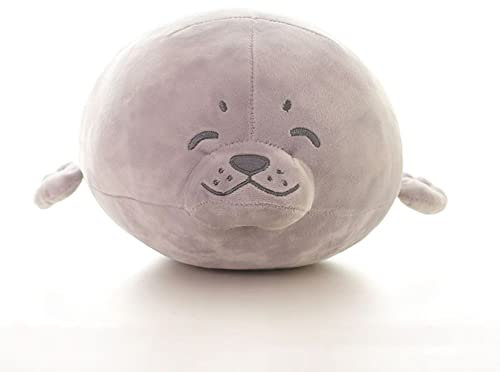 Robbe Plüschtier Niedliches Siegelkissen Gefüllte Baumwolle Plüsch Tier Spielzeug Niedlich Ozean Kissen Haustiere Umarmungskissen Chubby Blob Seal Kissen Geburtstag Geschenke für Kinder 40cm