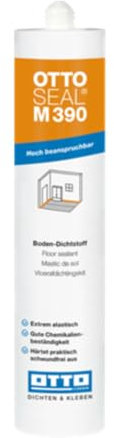 OTTOSEAL M 390 Boden-Dichtstoff C105 esche kiefer fichte ahorn 310ml – Sehr beanspruchbar & extrem elastisch – Kein Schwund beim Aushärten – Für alle Fugen im Bodenbereich