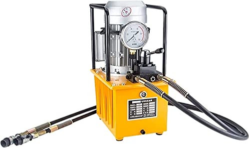 GRUNI 750W Electric Hydraulic Pump Single/Dual Acting Solenoid/Manual Valve 10000 PSI 220V/380V Hydraulic Press Hand Pump (Color : 1.5kw)