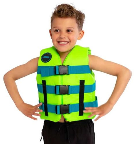 Jobe Nylon Schwimmweste Unisex Jugend Limettengrün für Wassersport