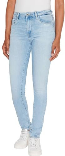 Pepe Jeans Damen Skinny Jeans Hw, Blau (Denim-PF3), 27W / 32L