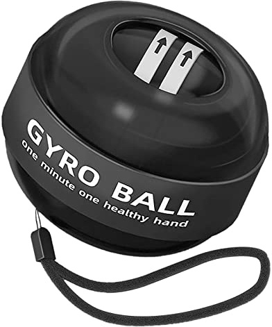 Kufoo Handgelenk-Ball, Handgelenk-Trainer-Ball, Multifunktional, Automatischer Start, Druck Reduzieren, Legierung, PC-Silikon, für Fitnessstudio