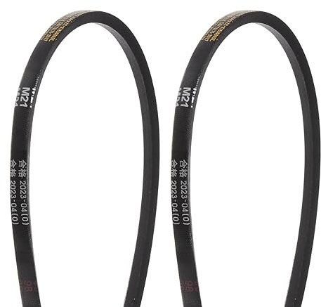 QUARKZMAN 2Stk M-21 Gummi V-Riemen Antrieb Übertragung Gürtel 21 Stellplatz Gurt 10mm Breite 5.5mm Höhe JIS Standard Industriell Strom Gürtel für Maschinenpark Mäher